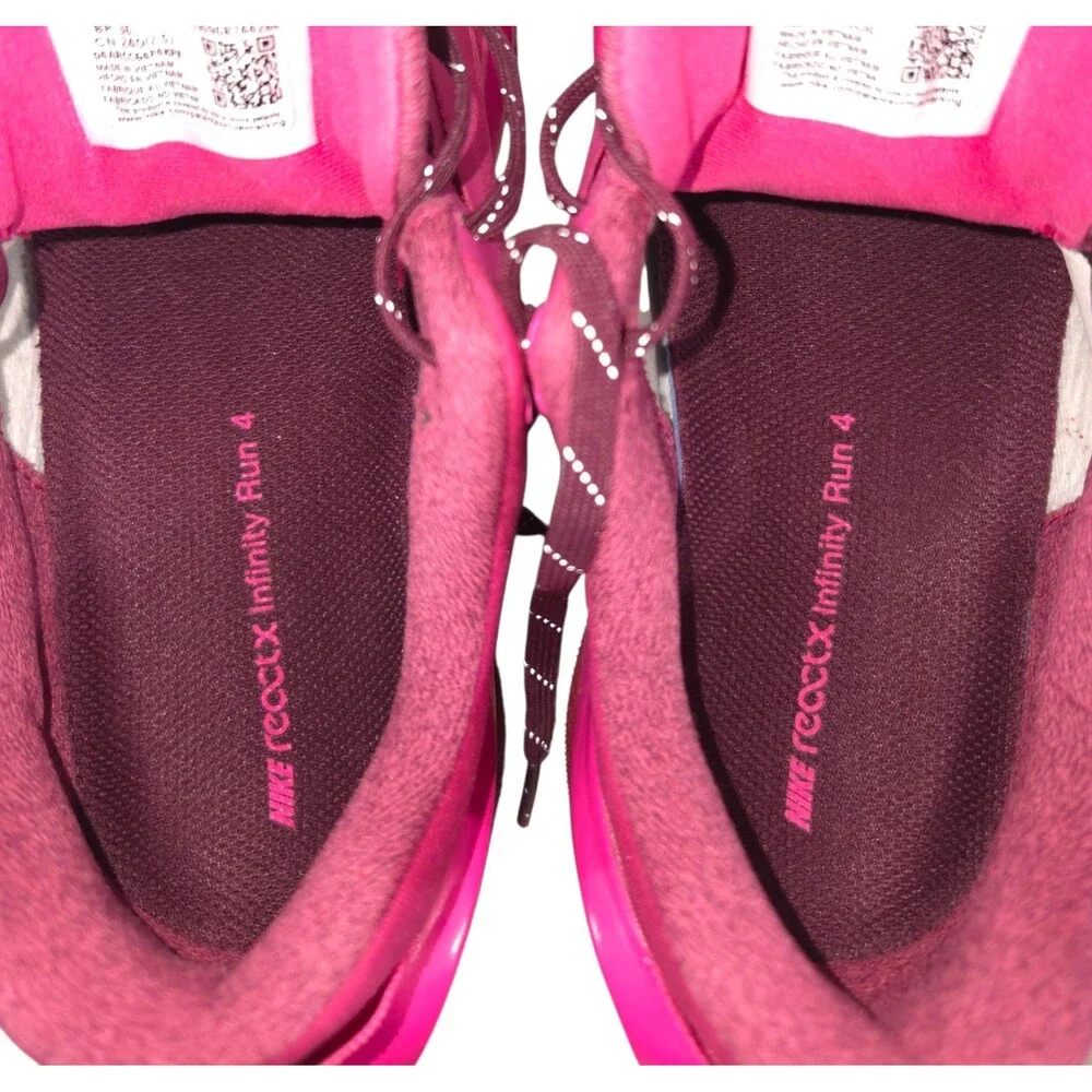 Nike InfinityRN 4 Gore-Tex Waterproof Running Shoes 7 EU 38 Pink FB2197-600 $180 - Picture 13 of 13